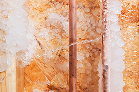 Frozen pipe.