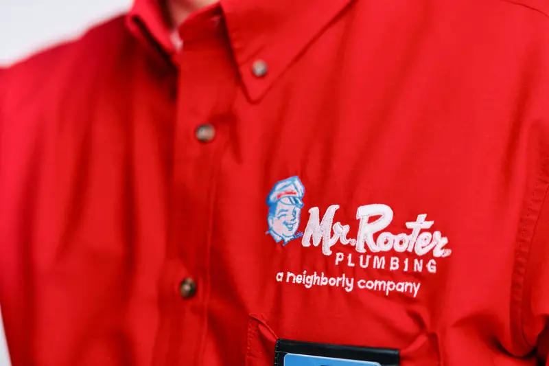 Mr. Plumber logo.