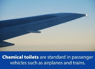 chemical toilets are standard chemical toilets are standard