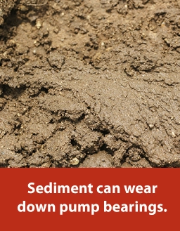 sediment can wear down pump bearings sediment can wear down pump bearings