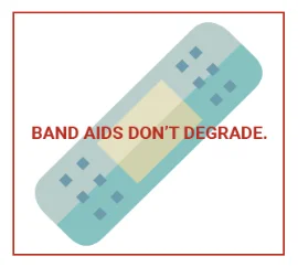 Band Aids Don't Degrade Band Aids Don't Degrade