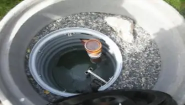 septic tank interior septic tank interior
