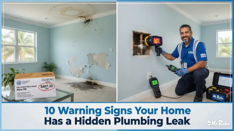 Hidden Plumbing Leaks Graphic.